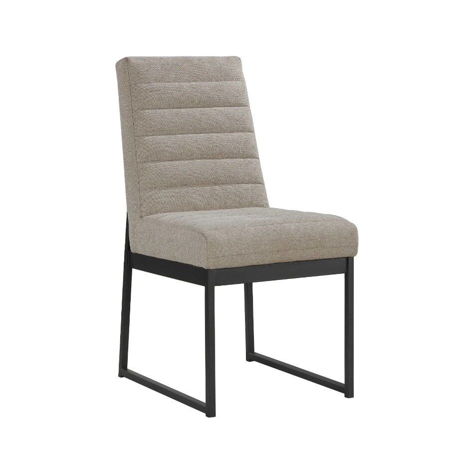 jardin rustic dune finish side chair   
