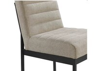 jardin rustic dune finish side chair   