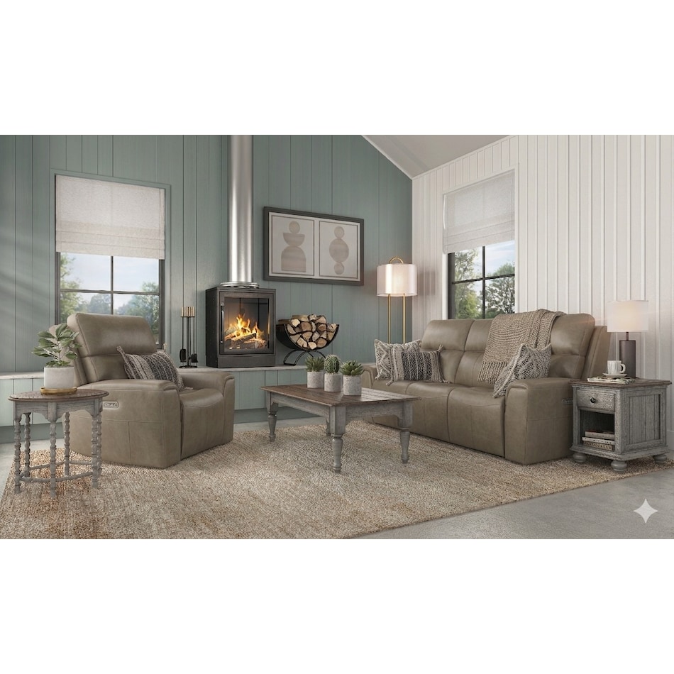 jaxson brown power leather recliner   