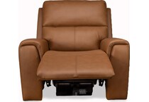 jaxson carmel power leather recliner   
