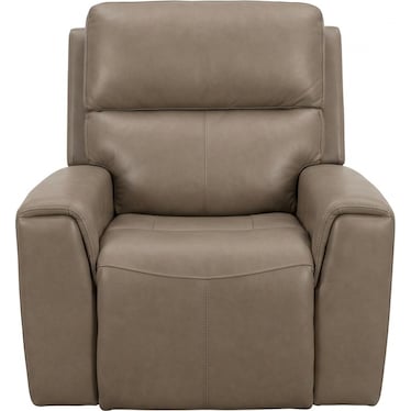 JAXSON POWER LEATHER RECLINER BY FLEXSTEEL
