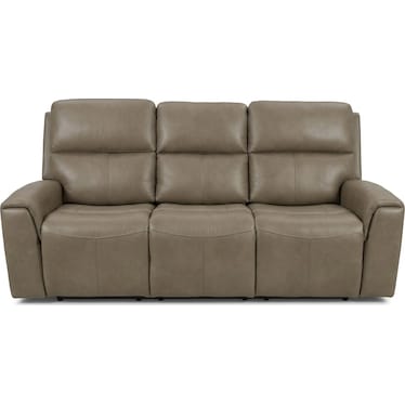JAXSON LEATHER POWER RECLINING SOFA BY FLEXSTEEL