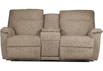 jay birch power reclining console loveseat   