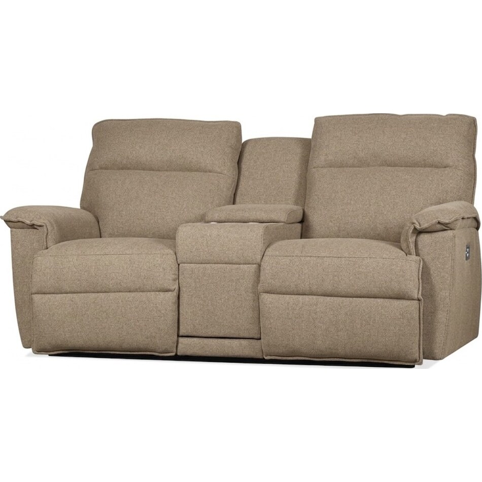 jay birch power reclining console loveseat   