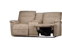 jay birch power reclining console loveseat   