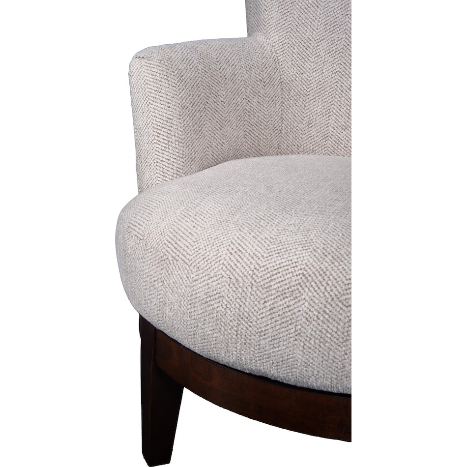 jayda brown accent chair   