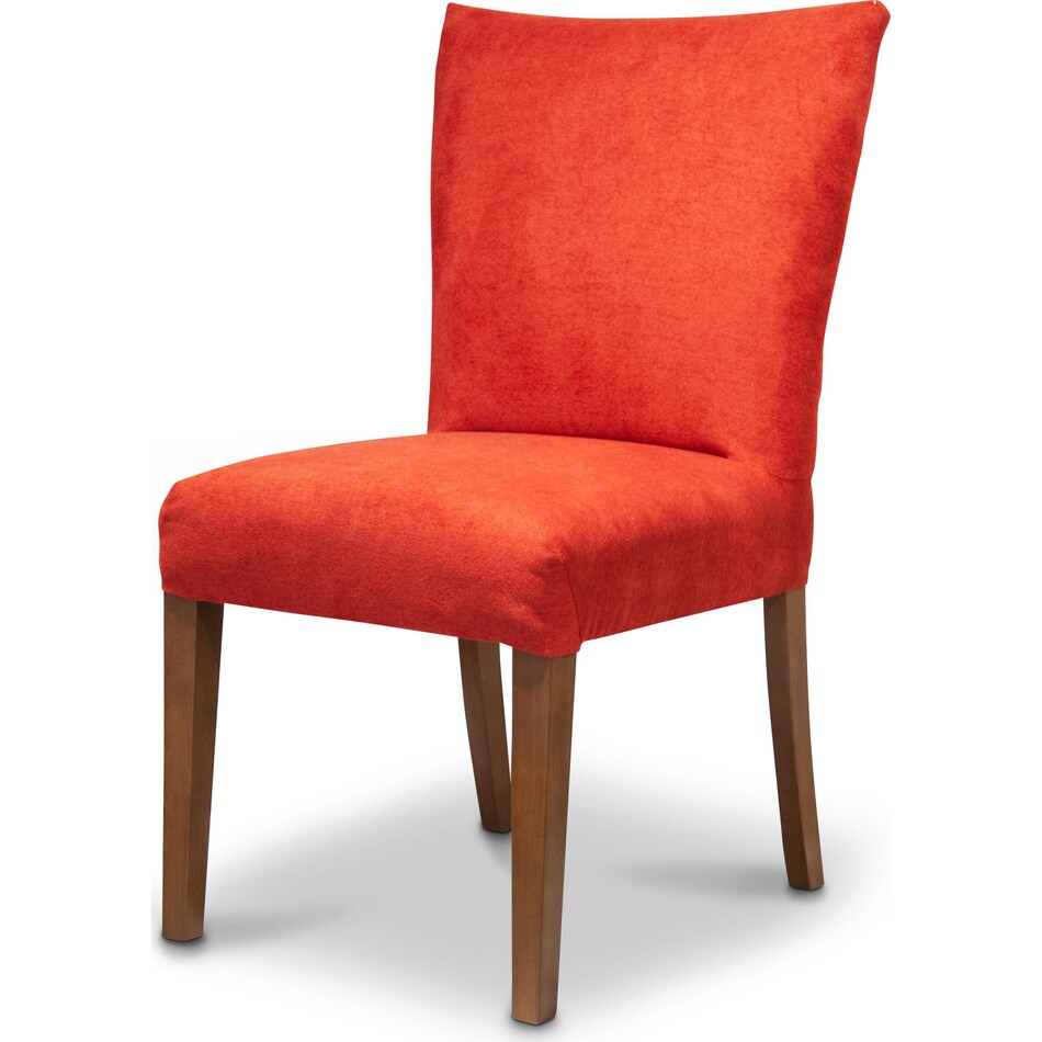 jaz dark walnut side chair   