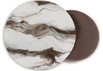 jazmore brown brass finish cocktail table   