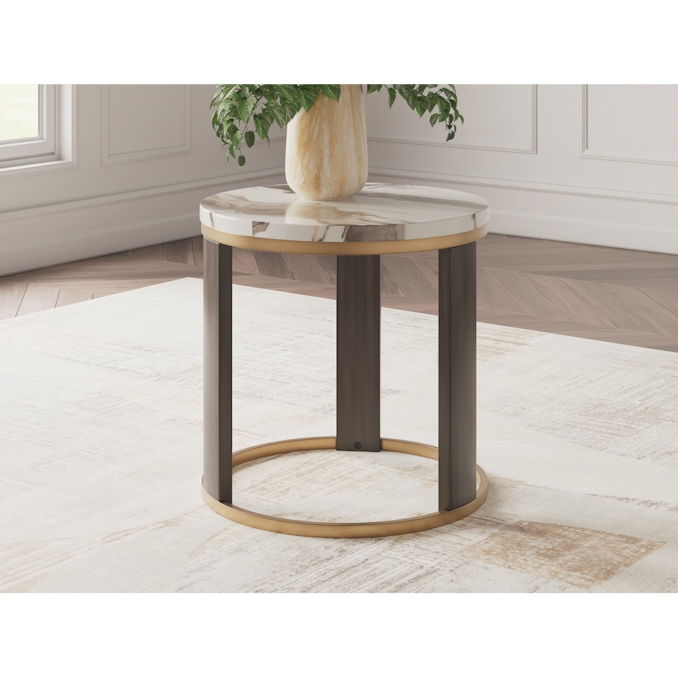 jazmore brown end table   