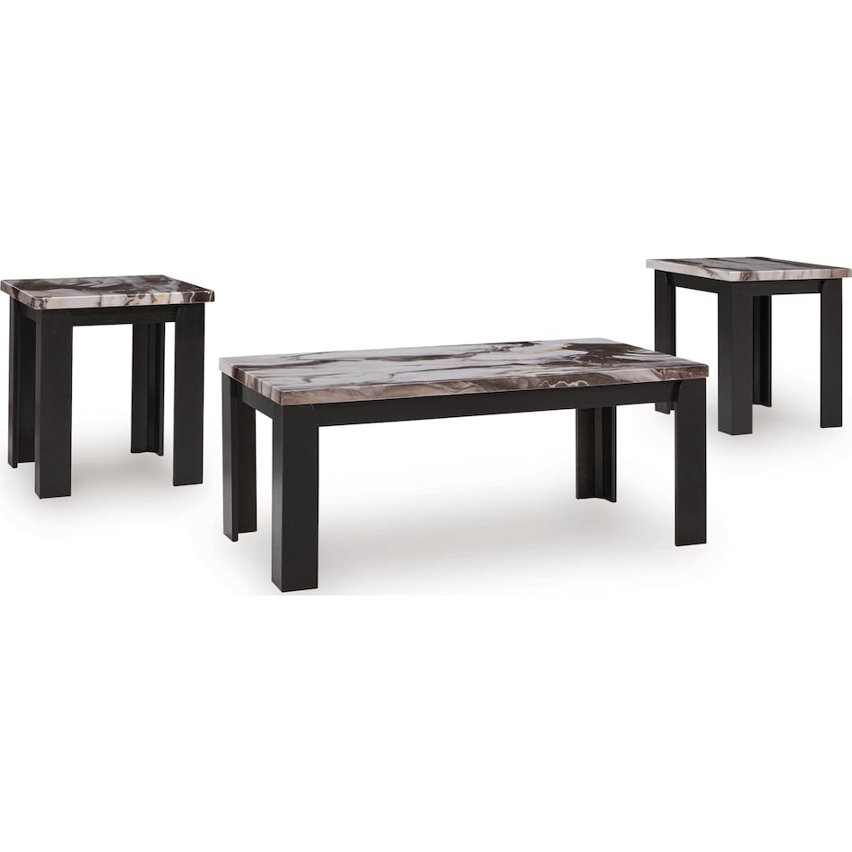 jazmore dark brown  pack tables   