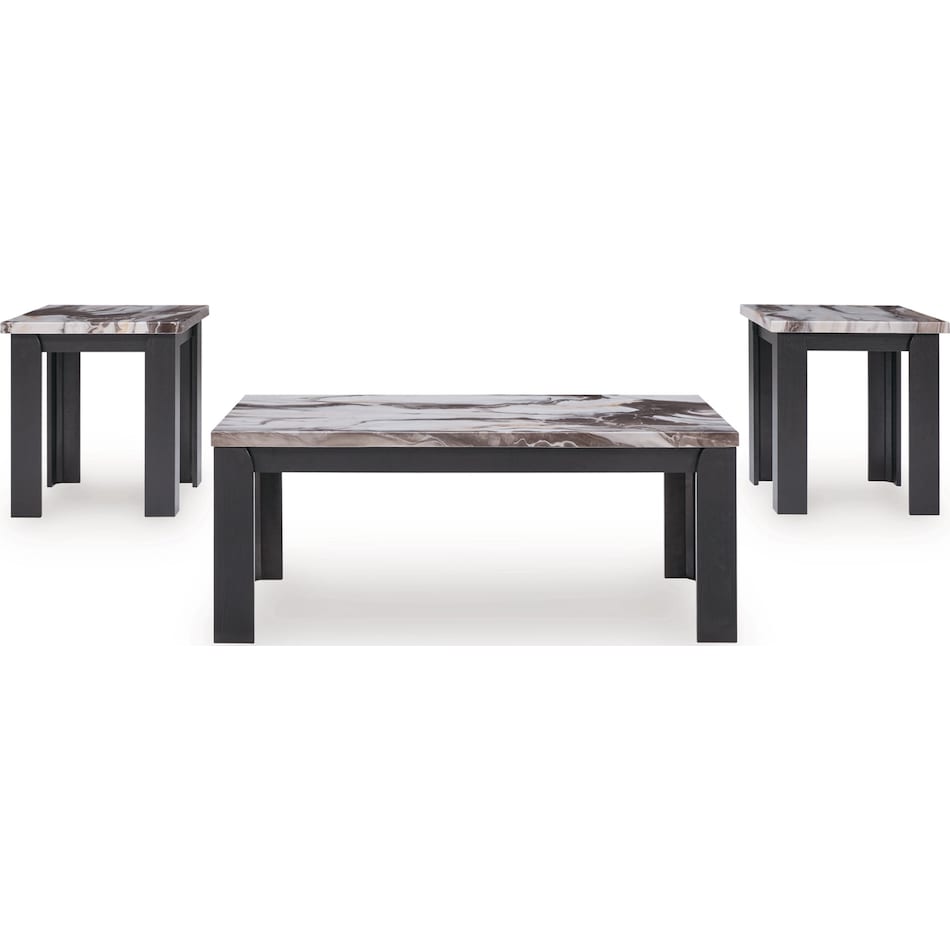 jazmore dark brown  pack tables   