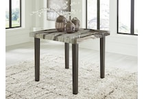 jazmore dark brown beige table table top   