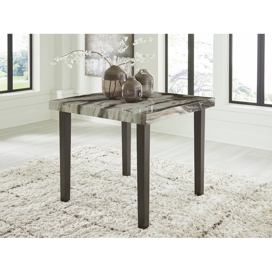 jazmore dark brown beige table table top   