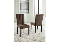 jazmore mocha side chair   