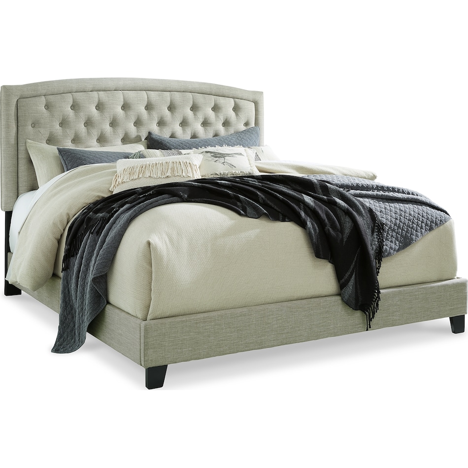 jerary gray queen headboard   