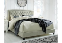 jerary gray queen headboard   