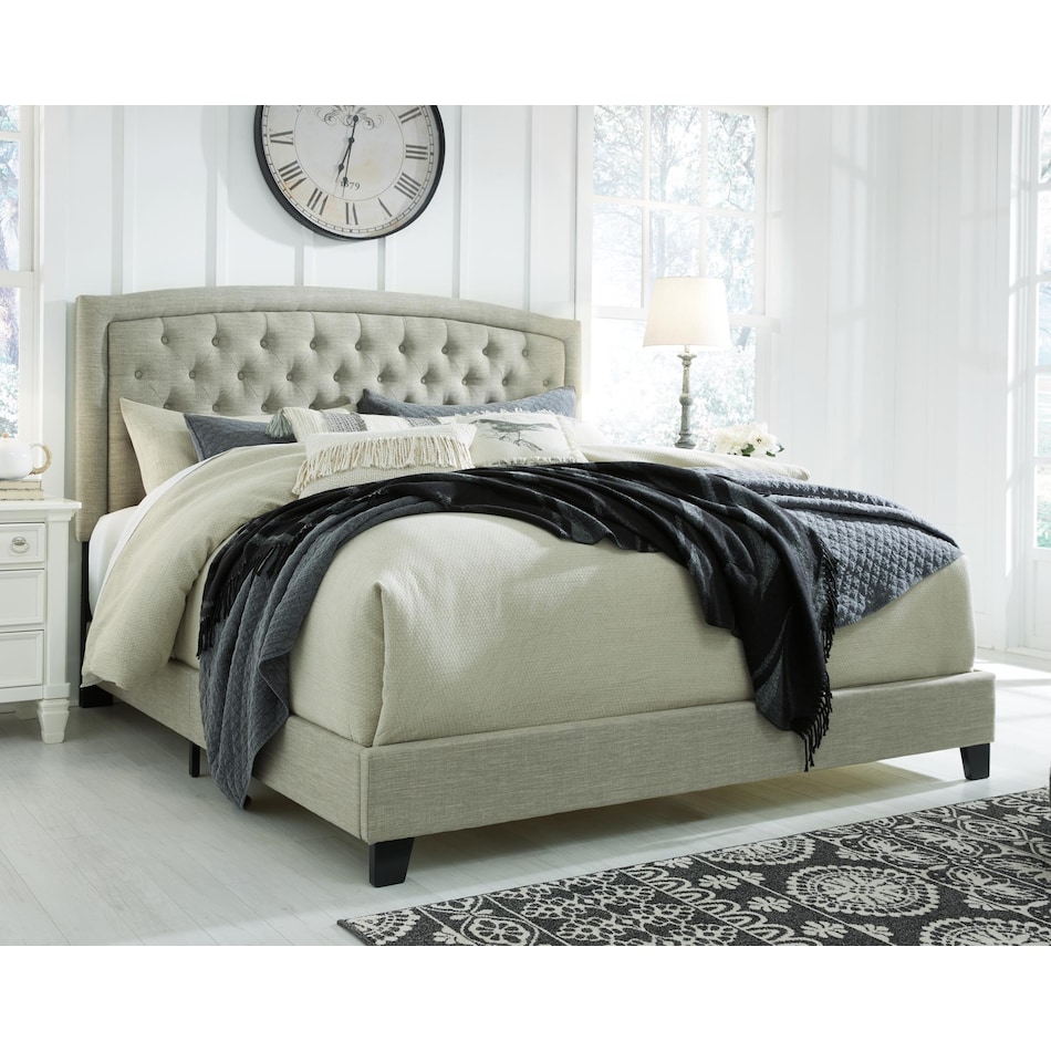 jerary gray queen headboard   