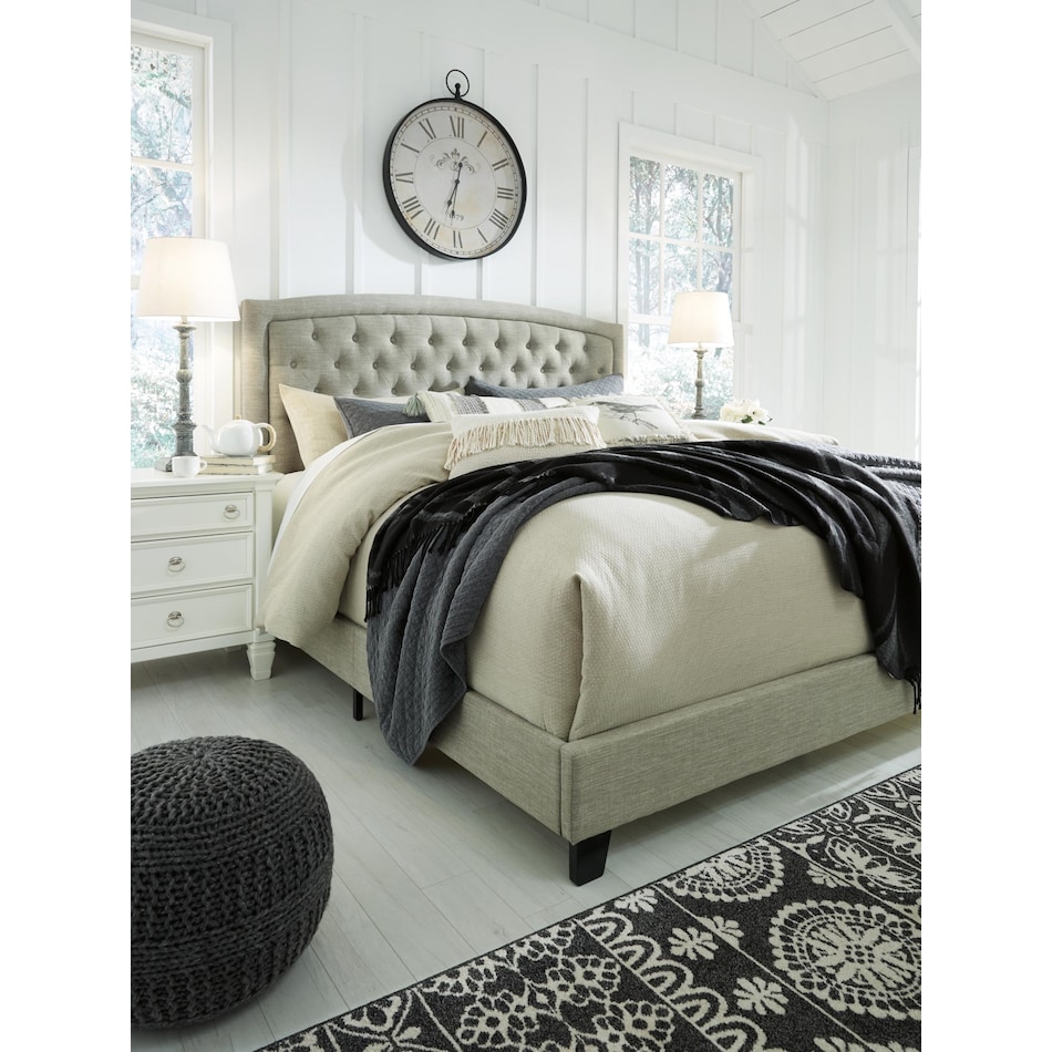 jerary white queen headboard   