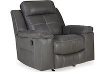 jesolo dark gray recliner   