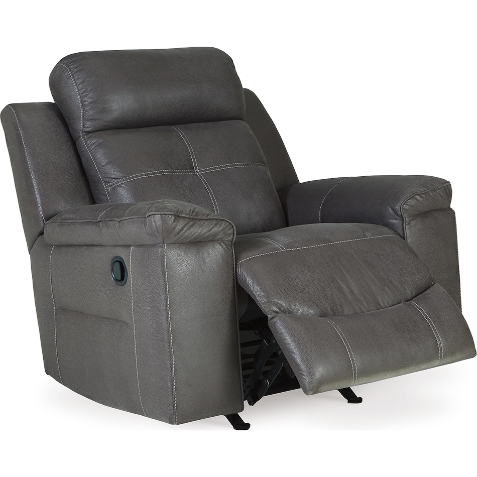 jesolo dark gray recliner   