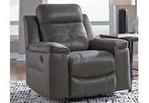 jesolo dark gray recliner   