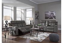 jesolo dark grey reclining sofa   