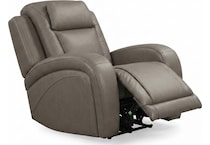 jetset ii sable power leather recliner   