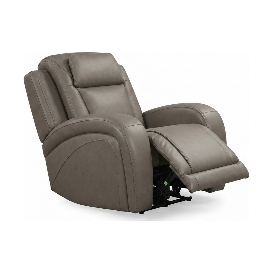 jetset ii sable power leather recliner   