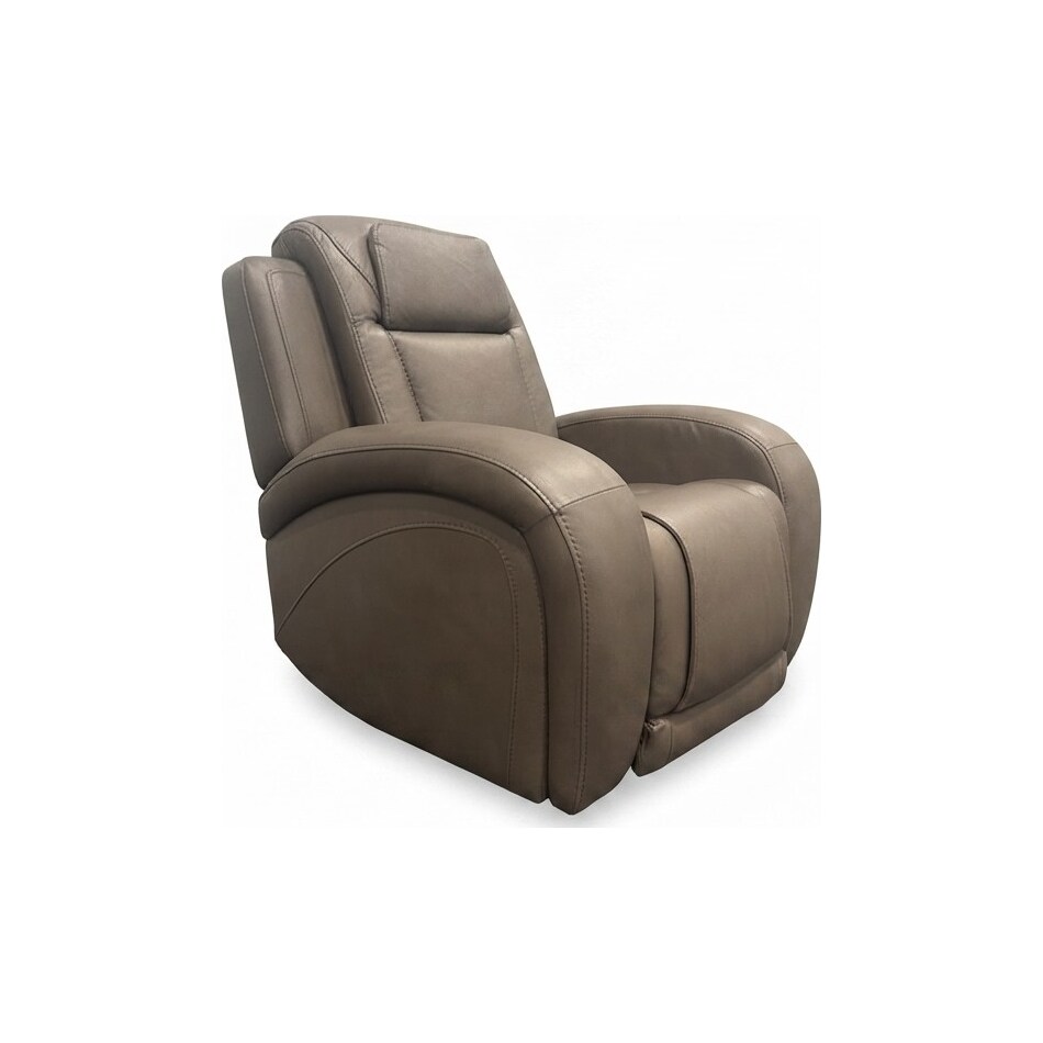 jetset ii sable power leather recliner   