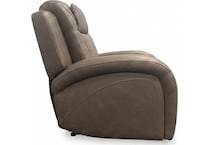 jetset ii sable power leather recliner   
