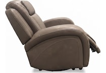 jetset ii sable power leather recliner   