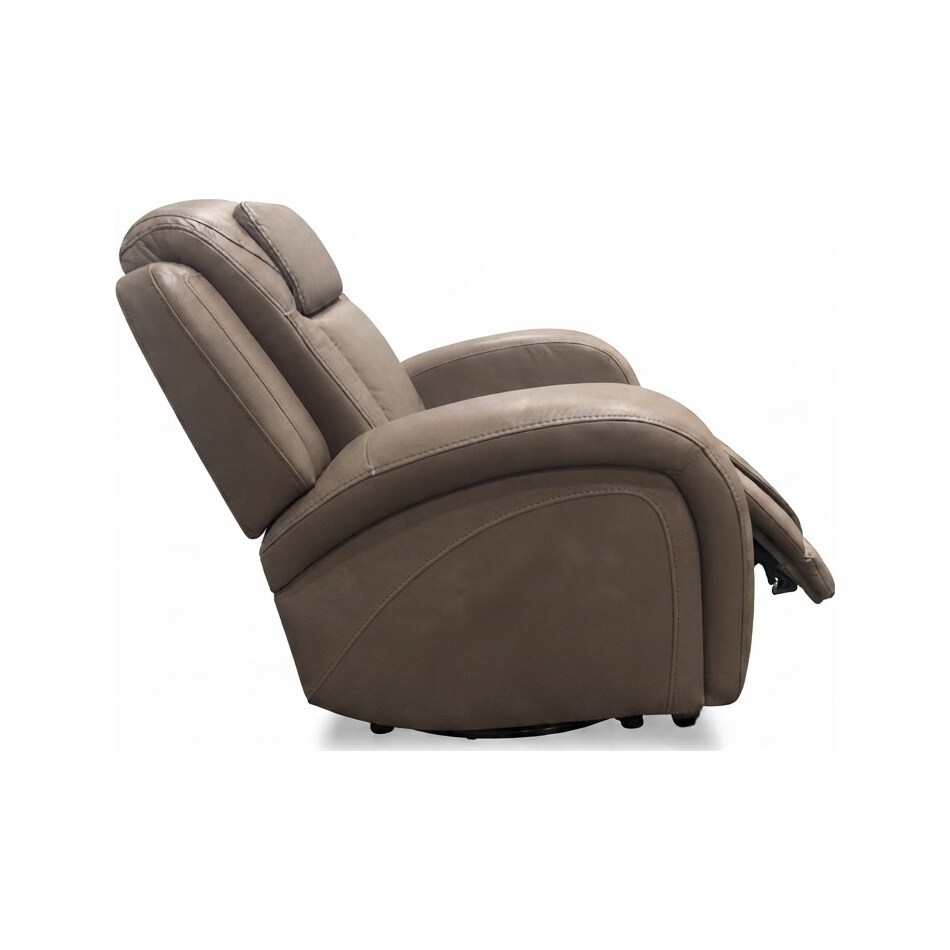 jetset ii sable power leather recliner   