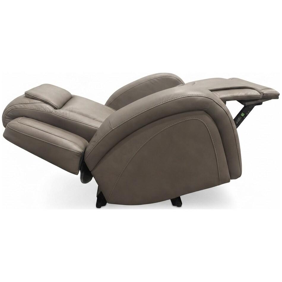 jetset ii sable power leather recliner   