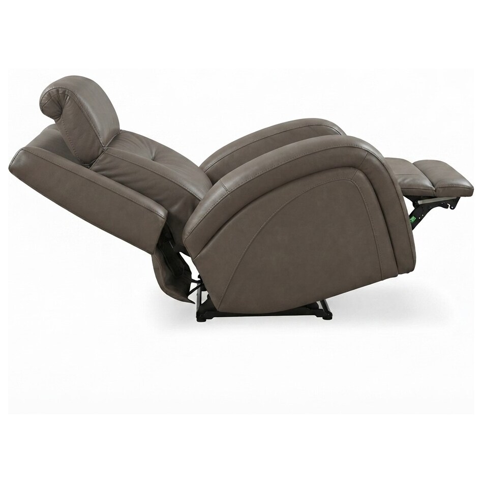 jetset ii sable power leather recliner   