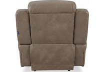 jetset ii sable power leather recliner   