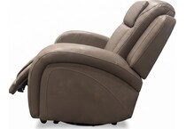 jetset ii sable power leather recliner   