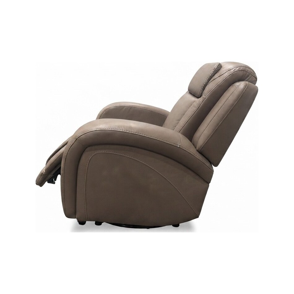 jetset ii sable power leather recliner   