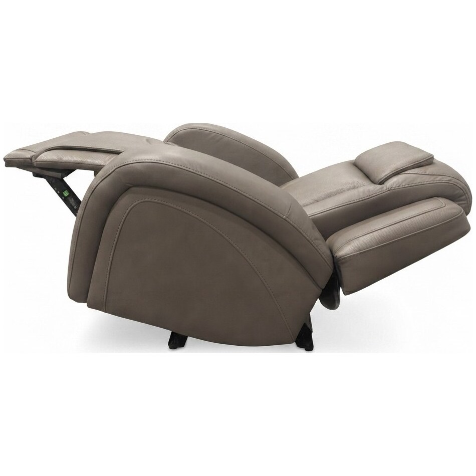 jetset ii sable power leather recliner   