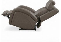 jetset ii sable power leather recliner   
