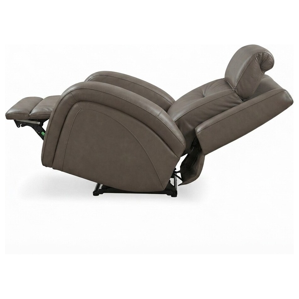 jetset ii sable power leather recliner   