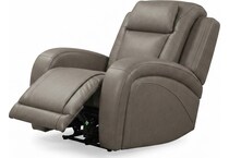 jetset ii sable power leather recliner   