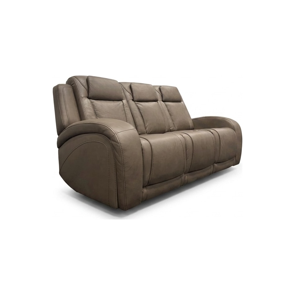 jetset ii sable power leather reclining sofa   
