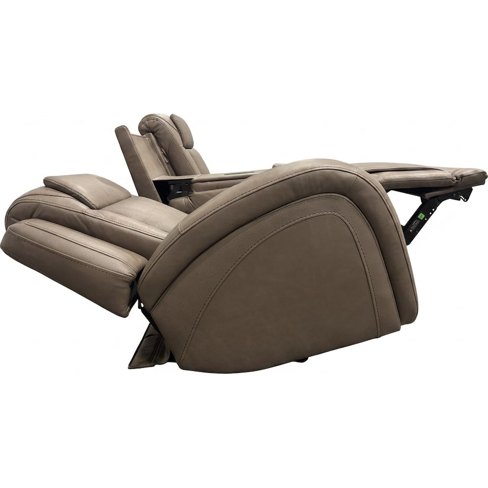 jetset ii sable power leather reclining sofa   