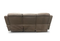 jetset ii sable power leather reclining sofa   