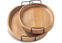 jocelyne brown black tray   