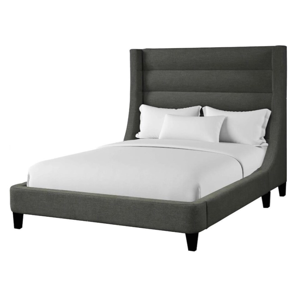 joesph upholstered bed luxe dark grey package   