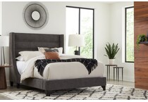 joesph upholstered bed luxe dark grey package   