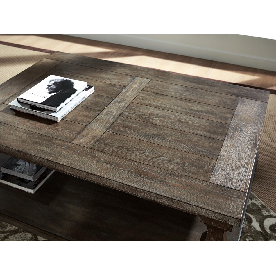 johnelle gray cocktail table   