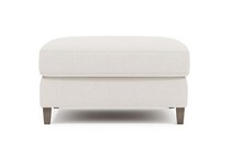 joli white ottoman   