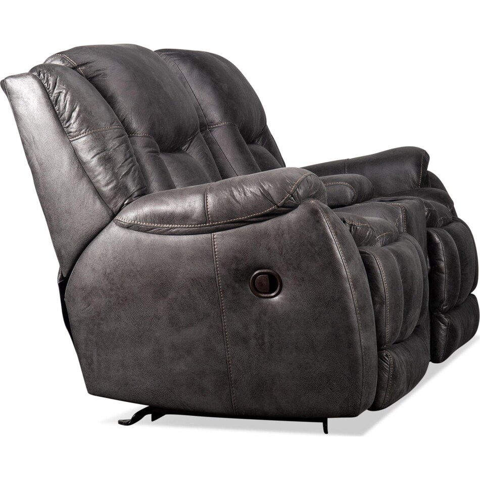 joseph grey reclining loveseat   
